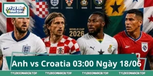 Soi Kèo Giao Hữu Tuyển Anh vs Croatia 03:00 Ngày 18/06